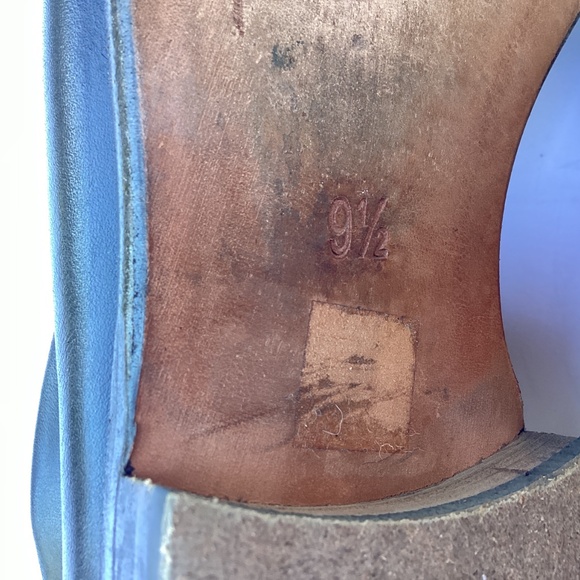 Black Meermin Silver Horse Bit Goodyear Welted Loafers 9.5 - Picture 8 of 9